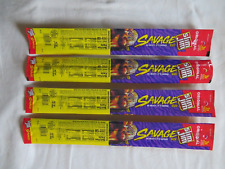 (4) Slim Jim Original Smoked Beef Snack Stick Savage Size 3 Oz Each