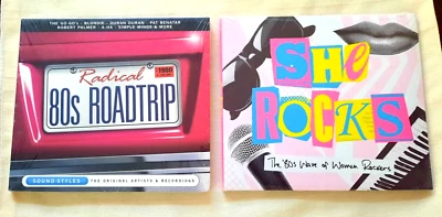 RADICAL 80s ROADTRIP + SHE ROCKS: 80s Women Rockers /Bangles, Blondie 1980s NEW - Image 1 of 4