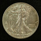 Walking Liberty srebrny pół dolara. 1946 S. Średnia obiegowa AU/BU. Partia # 261