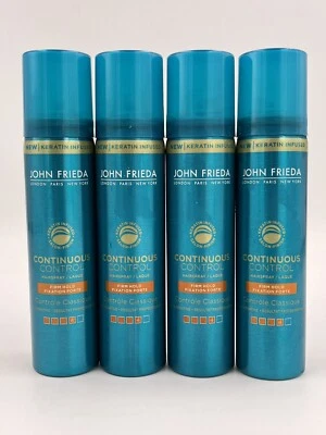 8x John Frieda Continuous Control Firm Hold Haarspray 75ml - Haarpflege