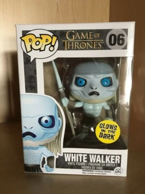 Funko Pop RARO! Juego de Tronos Caminante Blanco Brilla en la Oscuridad #06 Foto 1 de 2
