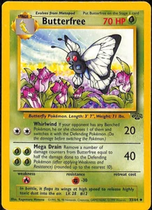 Butterfree 33/64 - Jungle - Pokemon Card - Picture 1 of 2