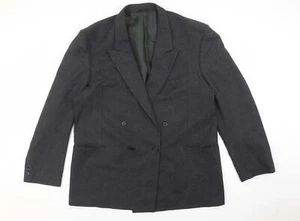 Bruce Corman Mens Grey Polyester Blend Blazer Size 44 - Picture 1 of 12