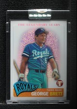 2005 Topps Pristine Legends Refractor /549 George Brett #8 HOF
