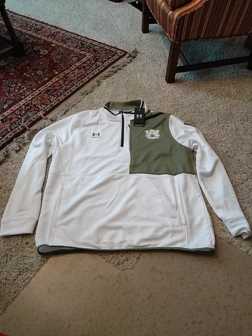 Under Armour Auburn Tigers 2022 1/4 Zip Military Appreciation Freedom Pullover Cover