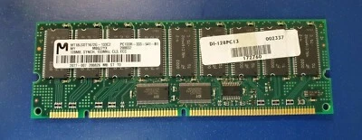 MT18LSDT1672G-133C2 MICRON ECC SDRAM 256MB 133 MHz SYNCH MEMORY - Image 1 of 2