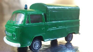 ** Brekina 33901 VW T2 (Police) Polizei Truck + Removable Canopy 1:87 HO Scale - Picture 1 of 5