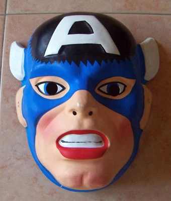 CAPITAN AMERICA Maschera  MARVEL COMICS GROUP anni 80 - Immagine 1 di 4
