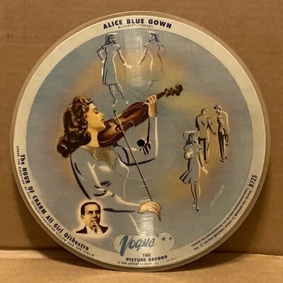 VOGUE PICTURE DISC 725 Hour Of Charm All Girl Alice Blue Gown Rhapsody In Blue - Image 1 of 2