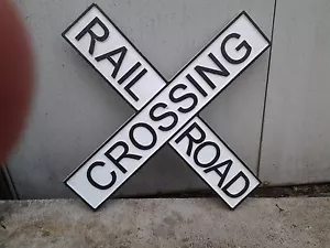 24" RR Crossing Sign painted - Picture 1 of 11