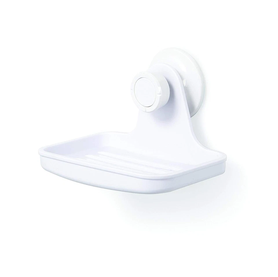 Umbra 1004433 White Flex 5 1/4"w ABS Plastic Wall Mounted Soap Dish