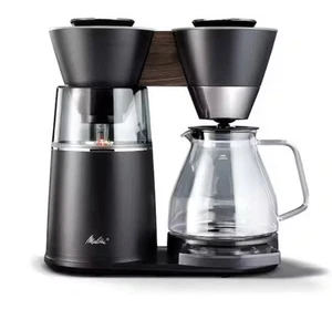 Melitta Vision 12 Cup Drip Coffeemaker with Revolving Dashboard Brown/Chrome - Picture 1 of 4