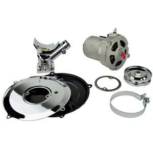 Chrome Alternator Kit Conversion Kit, 55 Amp, for Type 1 VW Dunebuggy & VW - Picture 1 of 1