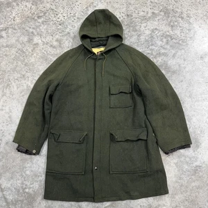 Vintage Oakbrook Sportswear Jacket Mens Medium Large Green Hooded Wool 60s - Picture 1 of 9