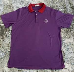 Belvedere golf club Polo Men’s XL Supima Cotton Red Purple EUC - Picture 1 of 7
