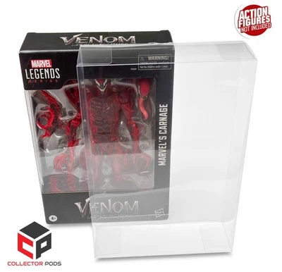 Protetor de caixa personalizado para boneco de ação Marvel Legends VENOM LET THERE BE CARNAGE - Imagem 1 de 4