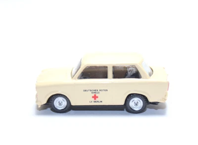 BB398, Alter s.e.s ses Berlin modelltec Trabant P 601 Trabi DRK Berlin TOP 1:87 - Bild 1 von 4