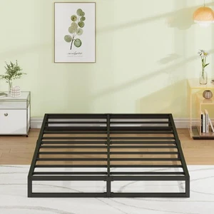 7 Inch Full Size Bed Frame Heavy Duty Metal Platform No Box Spring Needed, Ea... - Picture 1 of 9