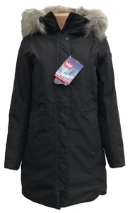 Women's Helly Hansen Insulated Senja Parka BLACK $340, Size: XL - Picture 1 of 9