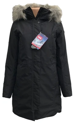 Women's Helly Hansen Insulated Senja Parka BLACK $340, Size: XL - Image 1 of 4