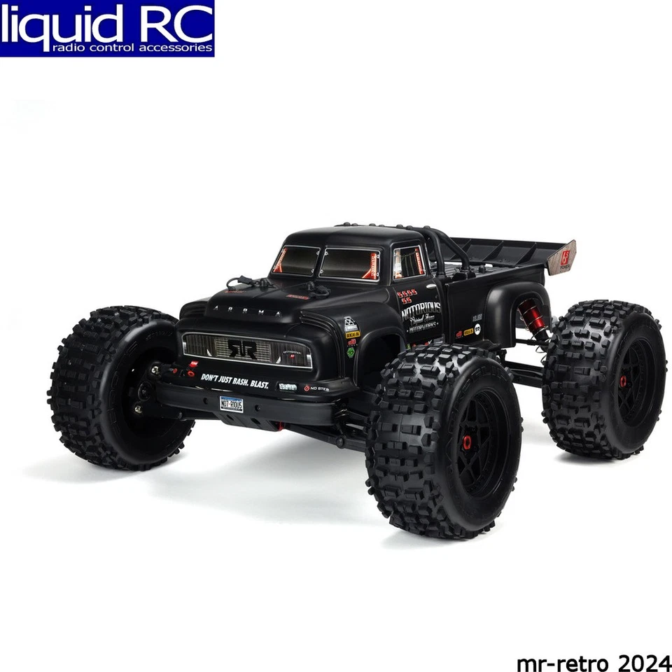 Arrma C3341 Ar406147 Notorious 6s Blx Cuerpo Negro Acero Real Foto 1 de 1