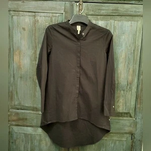 XCVI Black Farrah Fawcett Tunic Top Shirt Blouse, Size Small, NWOT - Picture 1 of 10
