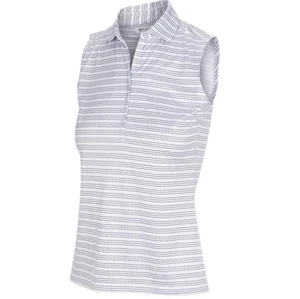 Greg Norman ML75 Backswing Sleeveless Polo Sleeveless Top White Women Small NWT - Picture 1 of 8