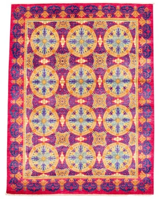 Hand Knotted Area Rug 8'0" x 10'3" Traditional Oriental Wool Carpet - Image 1 of 4