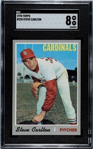 SGC 8 - 1970 Topps #220 Steve Carlton St. Louis Cardinals HOF - Picture 1 of 2