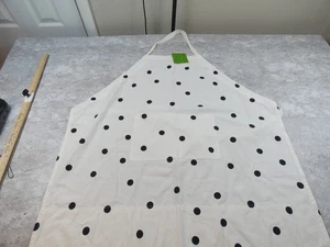 Kate Spade New York Apron White Black Polka Dots Kitchen - Picture 1 of 12