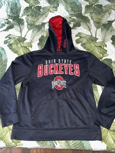 Ohio State Buckeyes Hoodie Kapuzenpullover Herren Football OSU schwarz gefüttert Kapuze - Bild 1 von 6