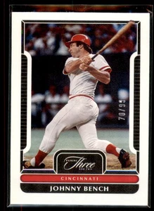 2023 Three & Two Johnny Bench Reds #69 /99 - Picture 1 of 2