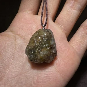 ππ₯πRare China Inner Mongolia Gobi Eye Rough Agate Specimen Pendant - Picture 1 of 11