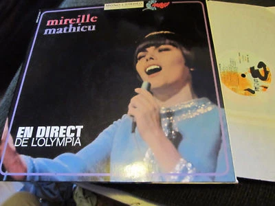 Mireille Mathieu En Direct De L'Olympia lp France rare original vinyl chanson !! - Image 1 of 2