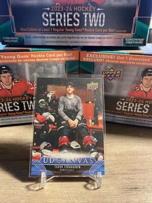 2023-24 Upper Deck Series 2 UD Canvas Teuvo Teravainen #C137 - Image 1 of 2