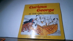 "CURIOUS GEORGE at the FIREHOUSE" BOOK - 1985 - EXCELLENT CONDITION - Picture 1 of 2