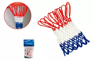 Rete basket NBA logo Spalding rosso bianco blu resistente tutte le condizioni atmosferiche outdoor - Foto 1 di 8