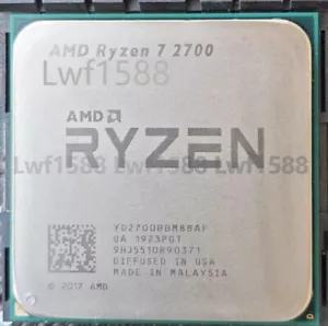 AMD Ryzen 7 2700 AM4 R7 2700 Octa-core socket AM4 3.2GHz 16M 65W CPU processor - Picture 1 of 1