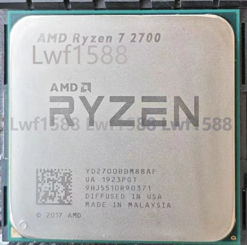 AMD Ryzen 7 2700 AM4 R7 2700 Octa-core socket AM4 3.2GHz 16M 65W CPU processor - Image 1 of 1