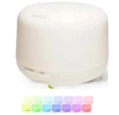 Diffusore Aromi Con Illuminazione Led 7 Colori E Timer Umidificatore - Immagine 1 di 4