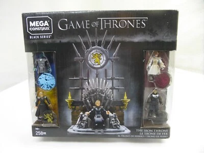 MEGA CONSTRUX Juego de Tronos Serie Negra El Trono de Hierro 258 Piezas Nuevo en Caja Foto 1 de 4
