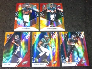 (5) 2021 Panini Phoenix Fire Burst Team Set Philadelphia Eagles Devonta Smith RC - Picture 1 of 1