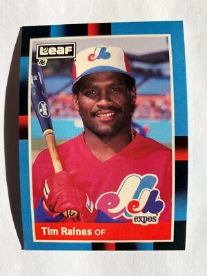 TIM RAINES LEAF #114 - 1988 - Image 1 of 2