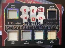 2022 Leaf In The Game Used Memorabilia Madness Relic Phillies/Reds #/15 E2