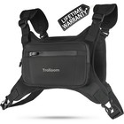 Running Chest Pack, Reflective Vest, Water Repellent, Phone Holder, Workout Bag