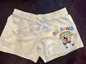 Pantalones Cortos Cuadrados BE KIND Bob Esponja Tejido Amarillo XS - Imagen 1 de 2