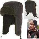 Barbour MORAR WAX TRAPPER HAT Size Large Olive NWT $70