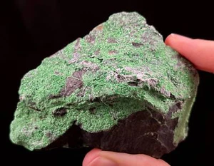 UVAROVITE Racimo de Cristal Crudo Druzy - Calcio Cromo Verde Granate Piedra, 51676 - Imagen 1 de 8