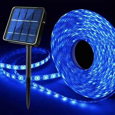 Super Bright 5050 Garden 8Mode 300LED Lights Strip Outdoor Umbrella Yard Caravan - Image 1 of 4