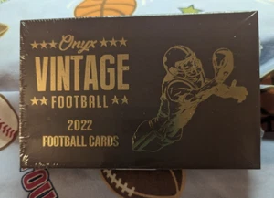 2022 Onyx Vintage Football Box 2 Autogramme auf Karte pro Box - Bild 1 von 2